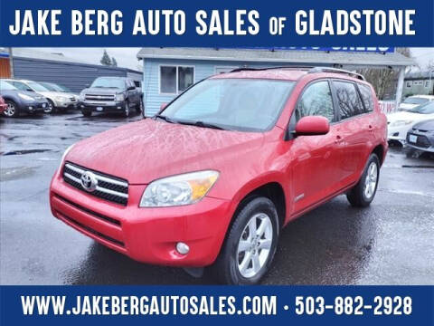 2008 Toyota RAV4 for sale at Jake Berg Auto Sales in Gladstone OR