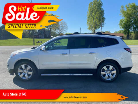 2014 Chevrolet Traverse for sale at Auto Store of NC in Walkertown NC