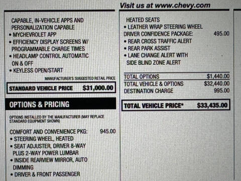 2022 Chevrolet Bolt EV 1LT