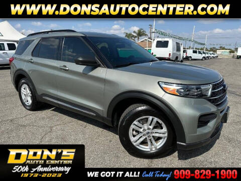 2020 Ford Explorer for sale at Dons Auto Center in Fontana CA