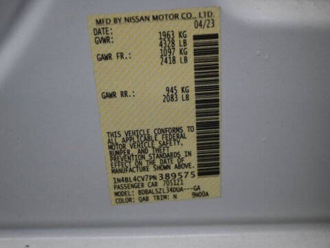 2023 Nissan Altima 2.5 SR