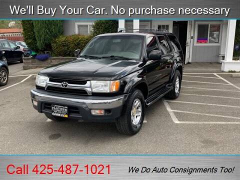 2002 Toyota 4Runner for sale at Platinum Autos in Woodinville WA
