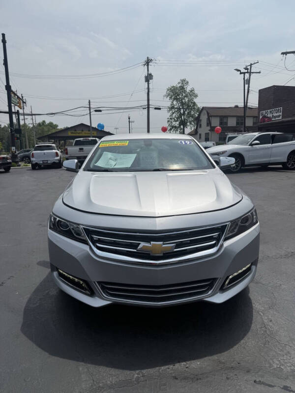 Used 2019 Chevrolet Impala Premier with VIN 1G1105S36KU105302 for sale in Valparaiso, IN