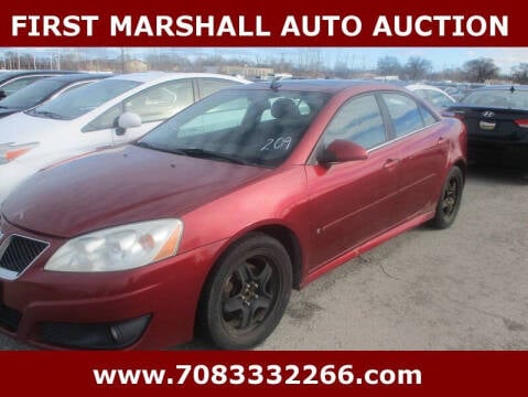 2010 Pontiac G6 for sale at First Marshall Auto Auction in Harvey IL
