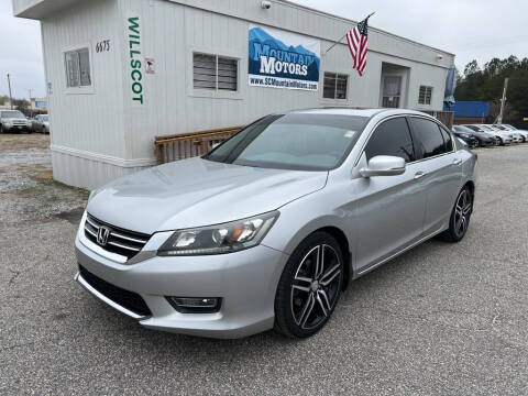 2013 Honda Accord for sale at Mountain Motors LLC in Spartanburg SC