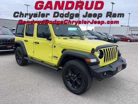 2022 Jeep Wrangler Unlimited for sale at GANDRUD CHEVROLET in Green Bay WI