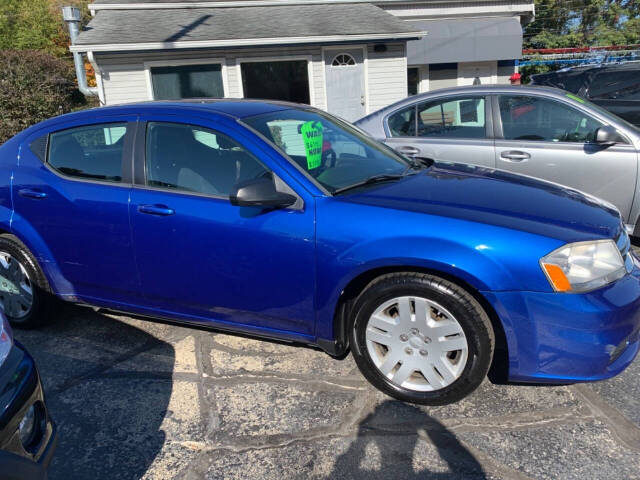 2013 Dodge Avenger for sale at Chuckie Bizzarro's Fleetwing Auto in Erie, PA