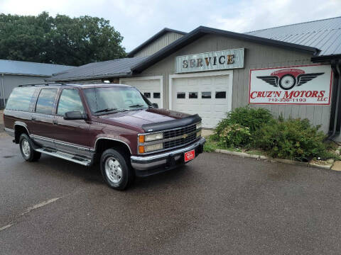 1993 Chevrolet Suburban for sale at CRUZ'N CLASSICS LLC - Classics in Spirit Lake IA