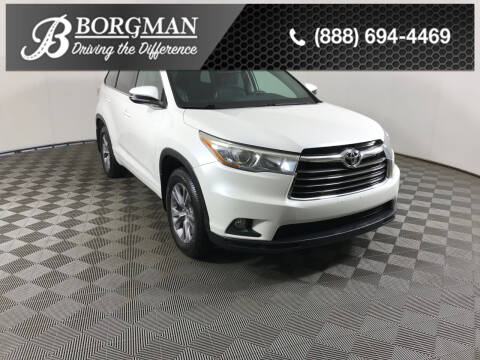 2015 Toyota Highlander for sale at BORGMAN OF HOLLAND LLC in Holland MI