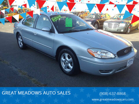 2004 Ford Taurus for sale at GREAT MEADOWS AUTO SALES in Great Meadows NJ