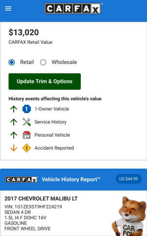 2017 Chevrolet Malibu LT