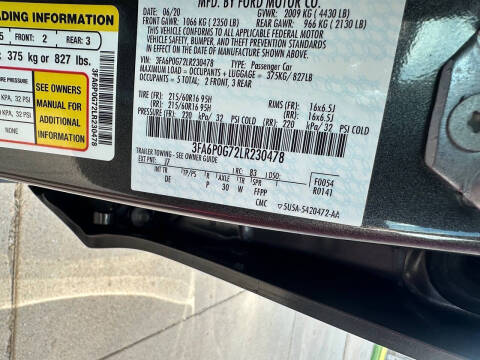 2020 Ford Fusion S