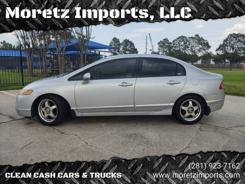 2008 Honda Civic for sale at Moretz Imports, LLC in Spring TX