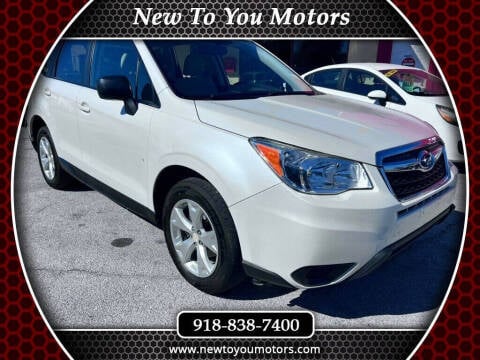 2015 Subaru Forester for sale at New To You Motors in Tulsa OK