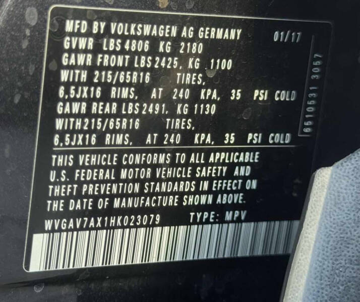 2017 Volkswagen Tiguan