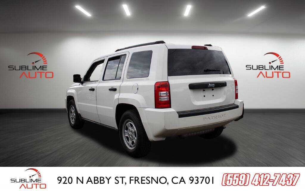 2009 Jeep Patriot for sale at SUBLIME AUTO in Fresno, CA