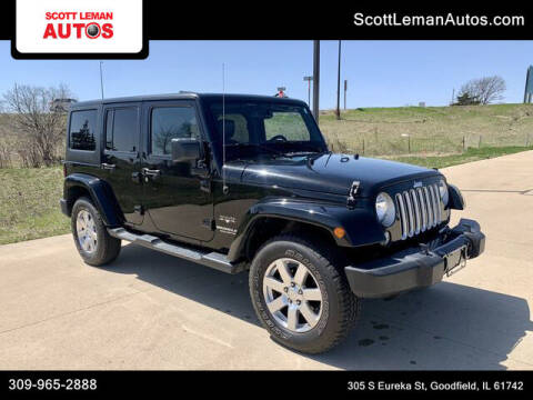 2016 Jeep Wrangler Unlimited for sale at SCOTT LEMAN AUTOS in Goodfield IL