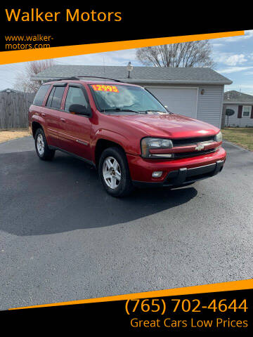 2002 Chevrolet TrailBlazer for sale at Walker Motors in Muncie IN
