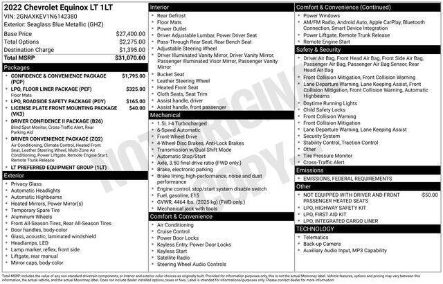 2022 Chevrolet Equinox LT