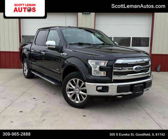 2015 Ford F-150 for sale at SCOTT LEMAN AUTOS in Goodfield IL
