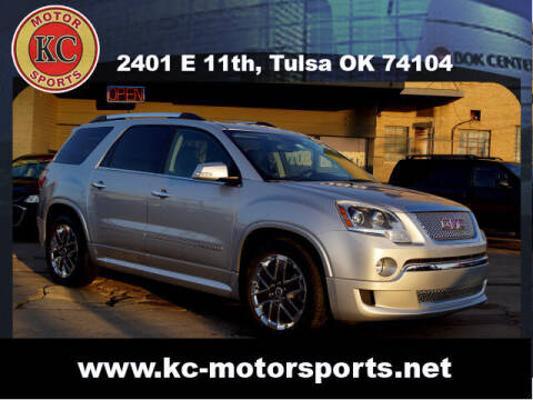 2012 GMC Acadia for sale at KC MOTORSPORTS in Tulsa OK