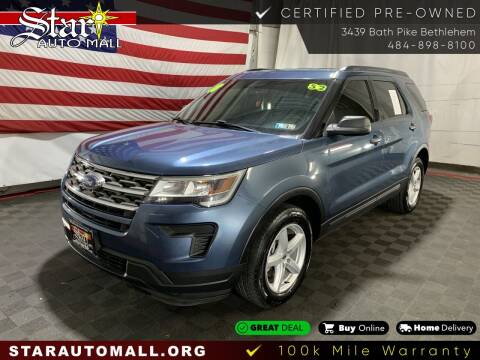 2018 Ford Explorer for sale at STAR AUTO MALL 512 in Bethlehem PA