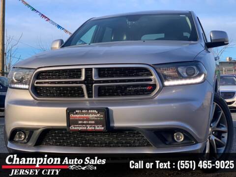 2018 Dodge Durango for sale at CHAMPION AUTO SALES OF JERSEY CITY in Jersey City NJ