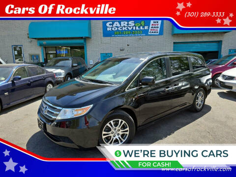 2012 Honda Odyssey for sale at Cars Of Rockville in Rockville MD