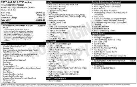 2017 Audi Q5 2.0T quattro Premium