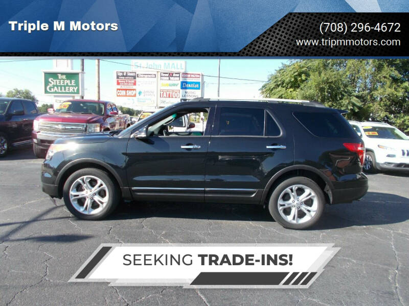 2014 Ford Explorer for sale at Triple M Motors in Saint John IN