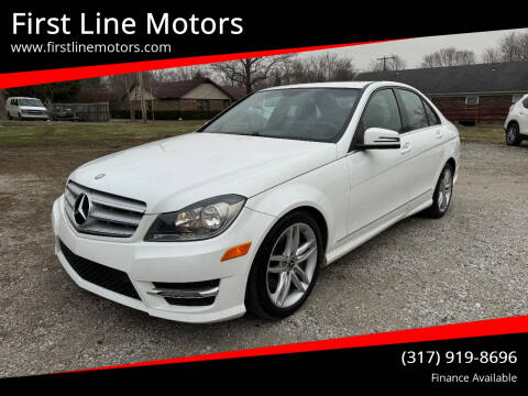 2013 Mercedes-Benz C-Class for sale at First Line Motors in Jamestown IN
