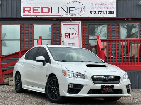 2015 Subaru WRX for sale at REDLINE AUTO SALES LLC in Cedar Creek TX