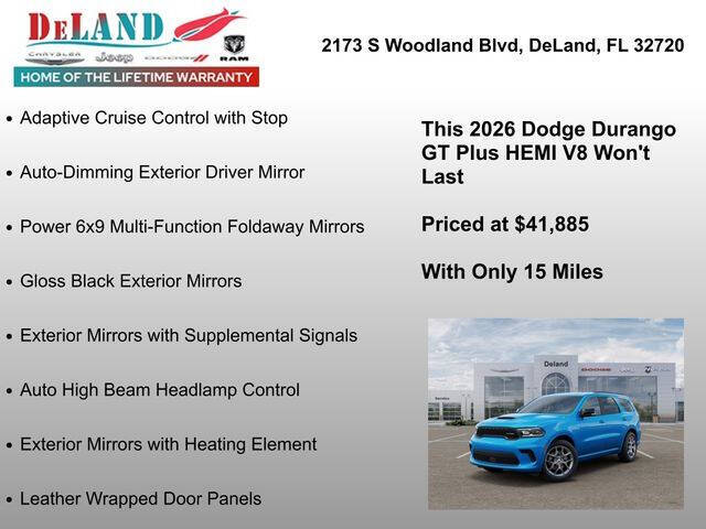 2026 Dodge Durango GT HEMI Plus