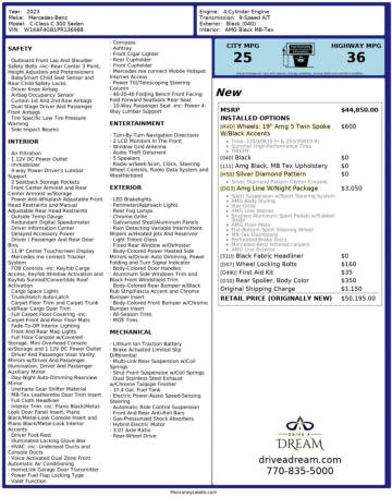 2023 Mercedes-Benz C-Class C 300