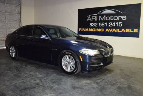 2014 BMW 5 Series for sale at ARI Motors in Houston TX