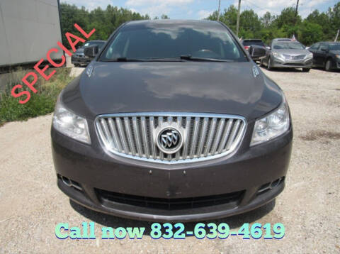 2012 Buick LaCrosse for sale at Jump and Drive LLC in Humble TX