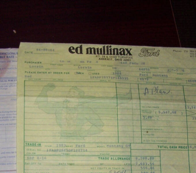 1984 Ford Mustang SVO Turbo