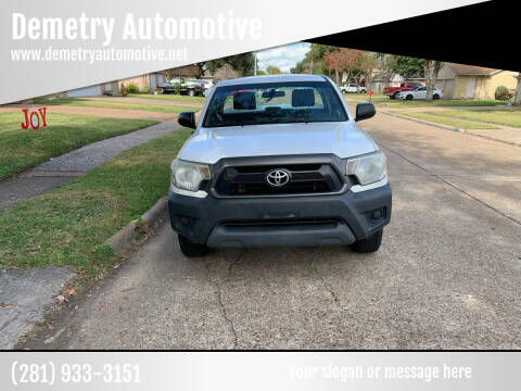 2014 Toyota Tacoma for sale at Demetry Automotive in Houston TX