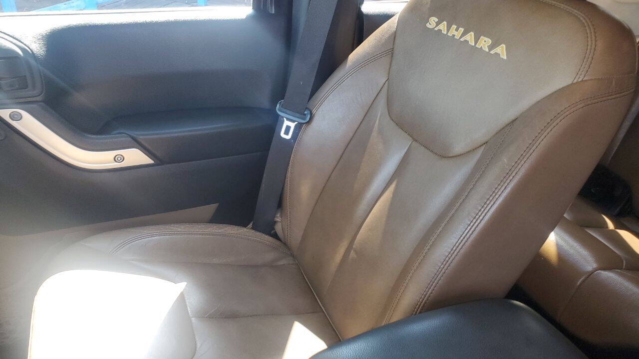 Used Car 2013 Jeep Wrangler  Unlimited Sahara For Sale Under $20,000 In San Antonio, Texas