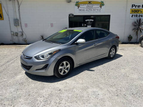 2015 Hyundai Elantra for sale at Klett Automotive Group in Saint Augustine FL