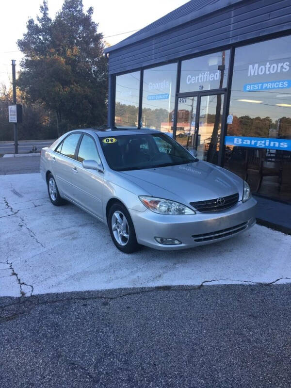 2003 Toyota Camry for sale at Georgia Certified Motors in Stockbridge GA