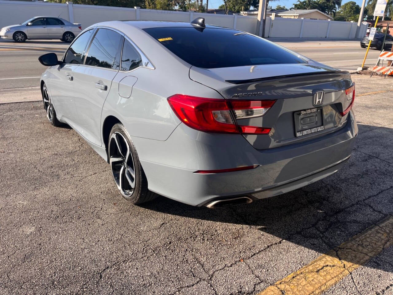 2021 Honda Accord for sale at M & J UNITED AUTO SALES in LAUDERDALE LAKES, FL