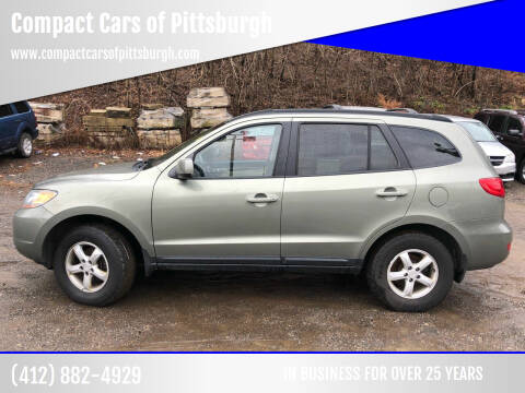 2008 Hyundai Santa Fe for sale at Compact Cars of Pittsburgh in Pittsburgh PA