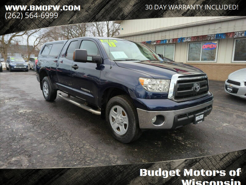 2013 Toyota Tundra for sale at Budget Motors of Wisconsin in Racine WI