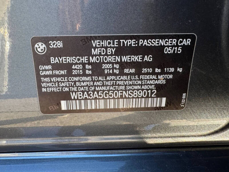 2015 BMW 3 Series 328i