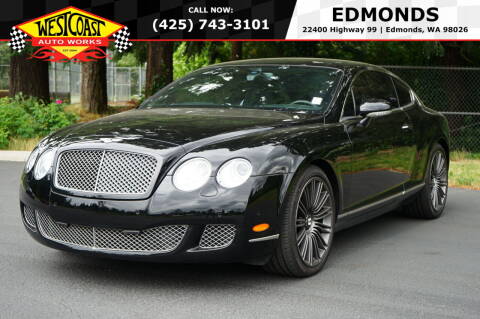 2008 Bentley Continental for sale at West Coast Auto Works in Edmonds WA