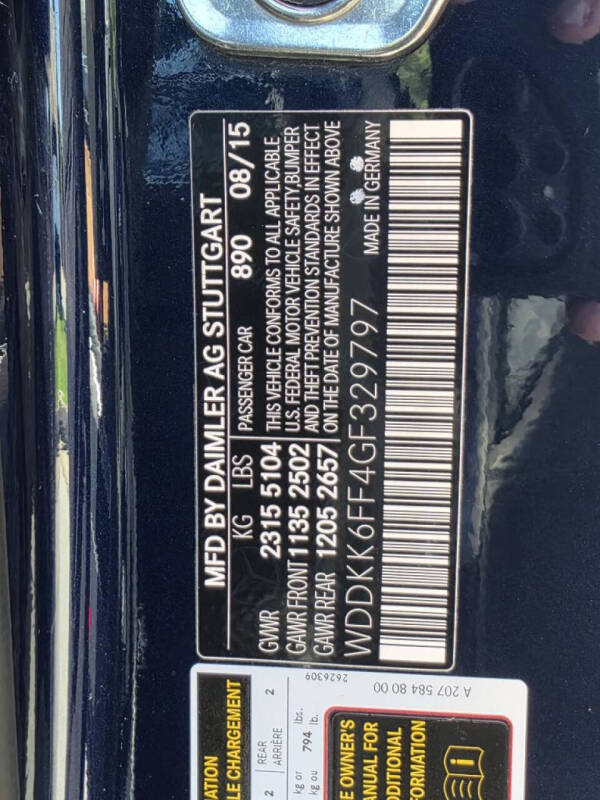 2016 Mercedes-Benz E-Class E 400