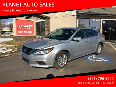 2016 Nissan Altima for sale at PLANET AUTO SALES in Lindon UT