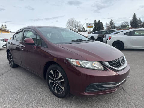 2013 Honda Civic for sale at BELOW BOOK AUTO SALES in Idaho Falls ID