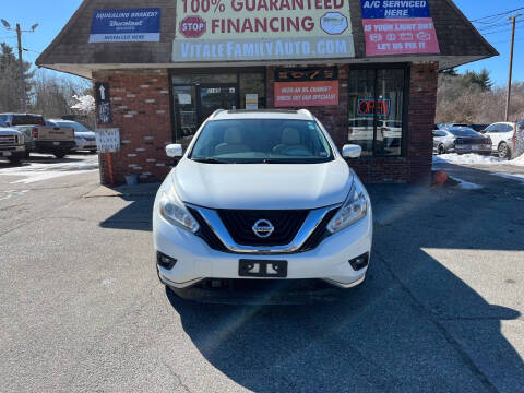 2015 Nissan Murano for sale at Vitale Family Auto in Tewksbury MA